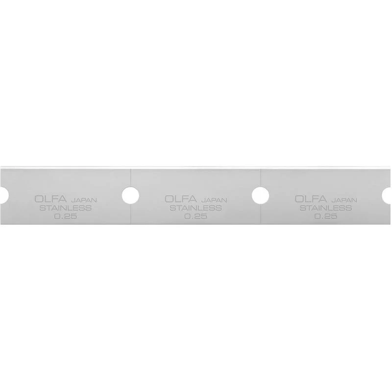 120mm GSB-1S Stainless Steel Glass Scraper Blade - 30 Pack
