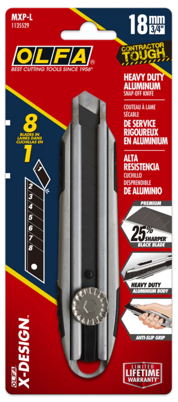 18mm Die-Cast Aluminum Handle Ratchet Knife | MXP-L - Image 5