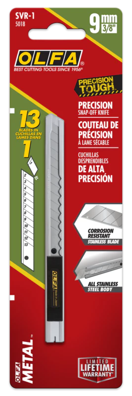 9mm SVR-1 Stainless Steel Slide-Lock Knife - Image 3