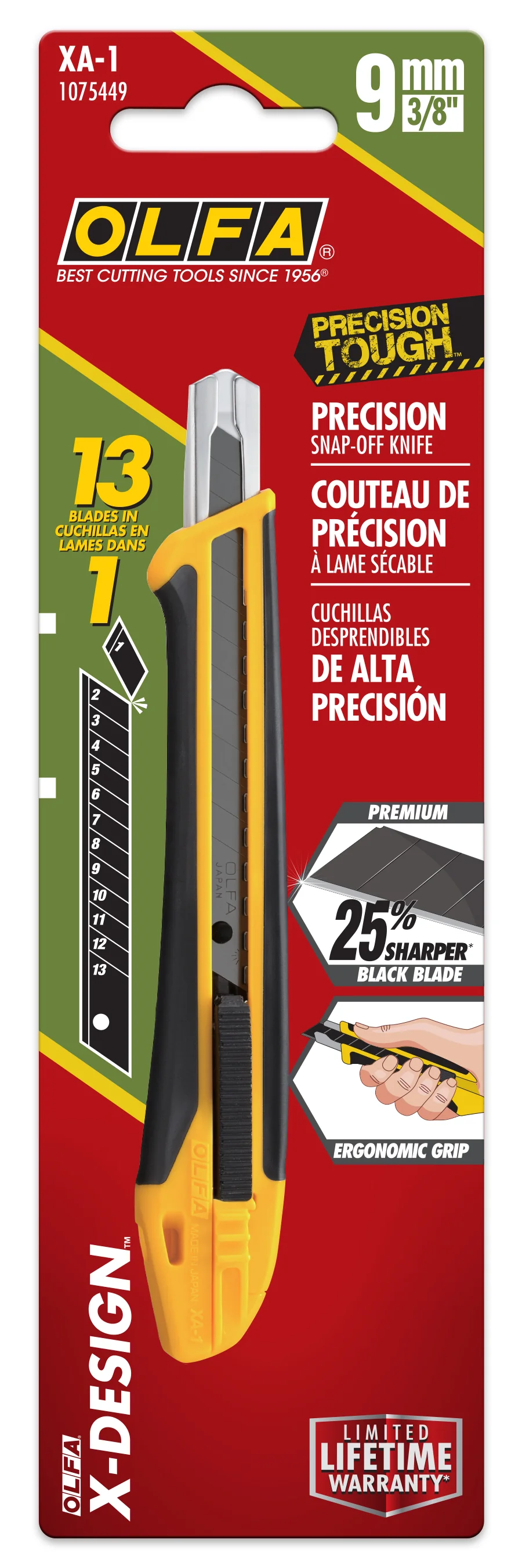 9mm XA-1 Fiberglass Precision Knife - Image 5