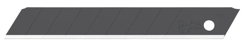 12.5mm MTBB-10B Medium Duty Black Snap Blades, 10pk
