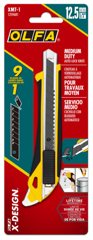 12.5mm XMT-1 X-Design Medium Duty Auto-Lock Knife - Image 3