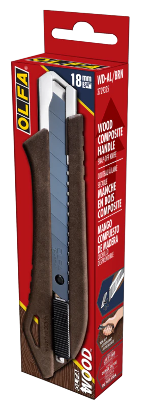 18mm WD-AL Wood Composite Auto-Lock Utility Knife - Image 9
