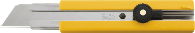 25mm H-1/SOL Rubber Inset Utility Knife with Solid Blade