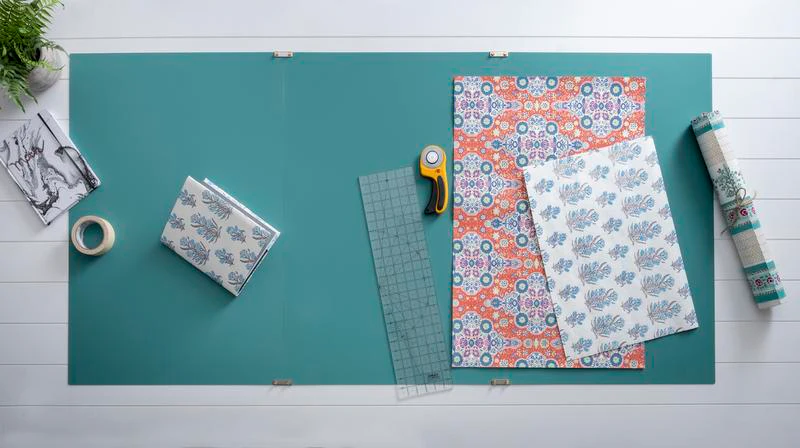 RM-CLIPS/3-01 35" x 70" Continuous Grid, Double-Sided, Self-Healing Rotary Mat Set - Image 5