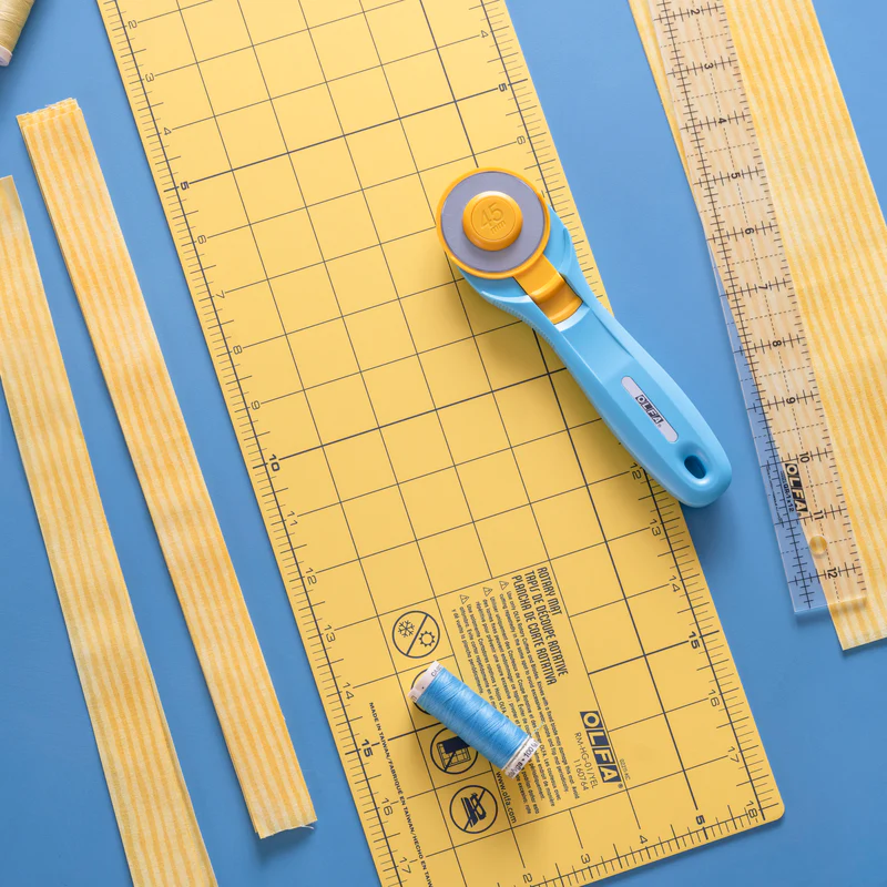 RM-HG-01/YEL 6”x18” Double-Sided Self-Healing Rotary Mat, Yellow - Image 2