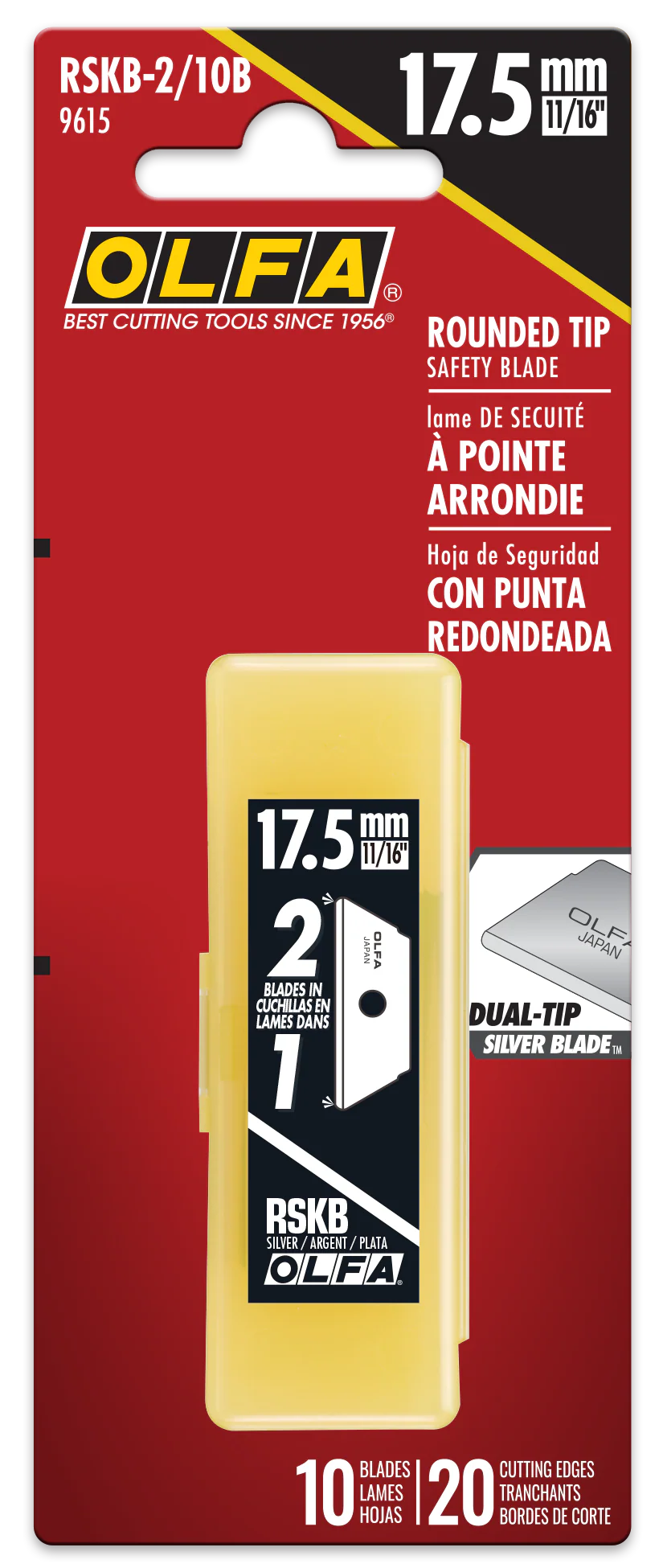 RSKB Round Tip Dual-Edge Safety Blade - 10 or 50 Packs - Image 3