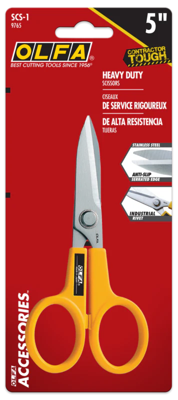 5-Inch SCS-1 Serrated-Edge Stainless Steel Scissors - Image 3