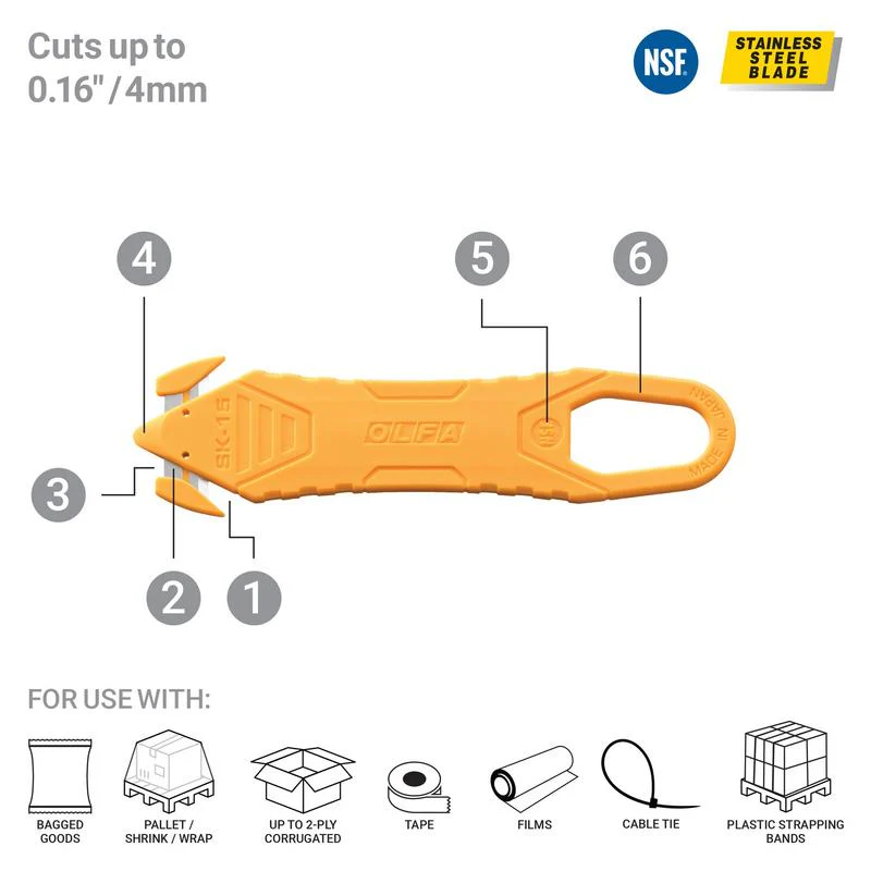 SK-15 Disposable Concealed Blade Safety Knife - Image 2