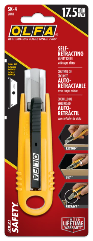 SK-4 Semi-Automatic Self-Retracting Safety Knife - Image 4